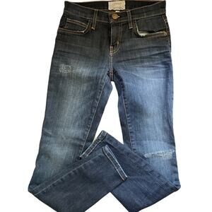 Current/Elliott Stiletto Distressed Blue Jeans 24